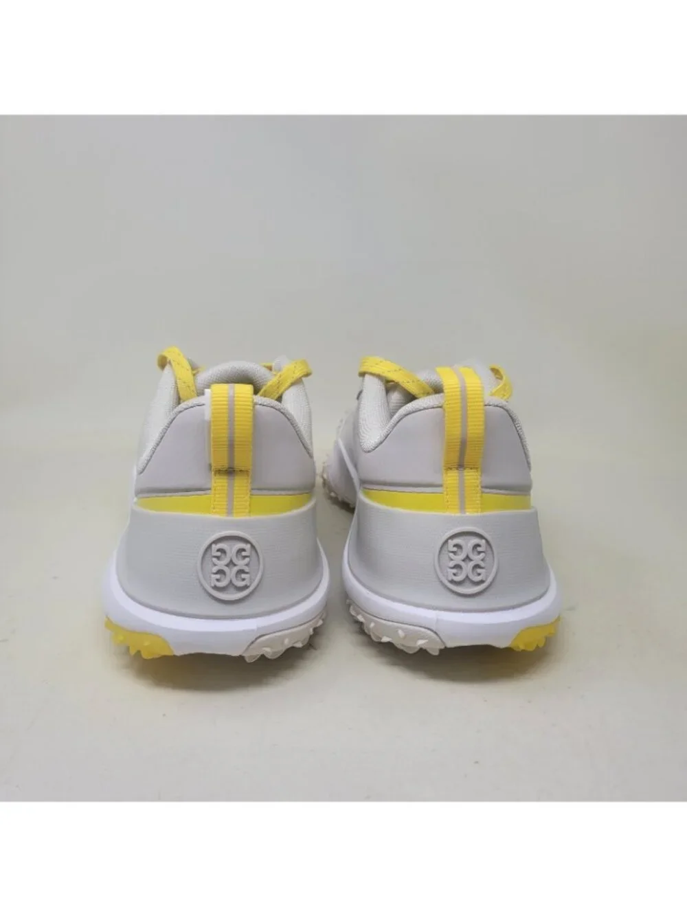 G/FORE G/18 Stone White Cyber Yellow Spikeless Golf Shoes Mens Size 11 GUF000001